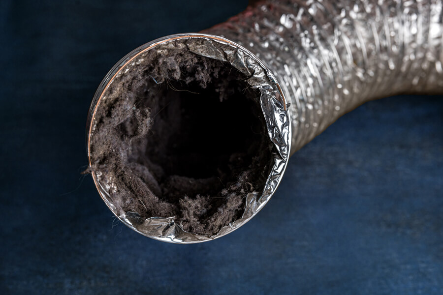 Dryer Vent that needs cleaning